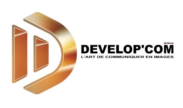 Logo Develop'COM - l'Art de Communiquer en Images - Mike O'Pierre Prod