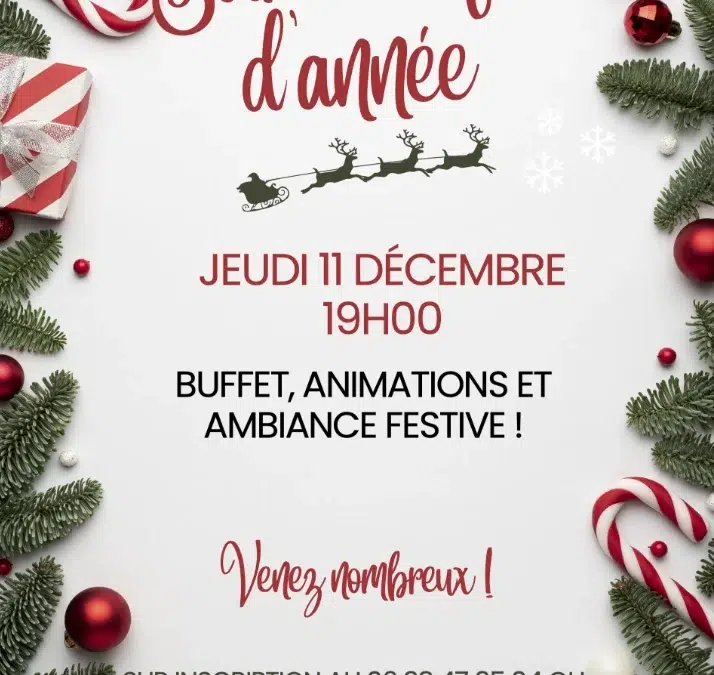 SOIRÉE DE FIN D’ANNÉE 2025