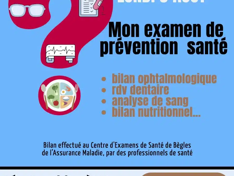 OÙ EN EST MA SANTÉ ?